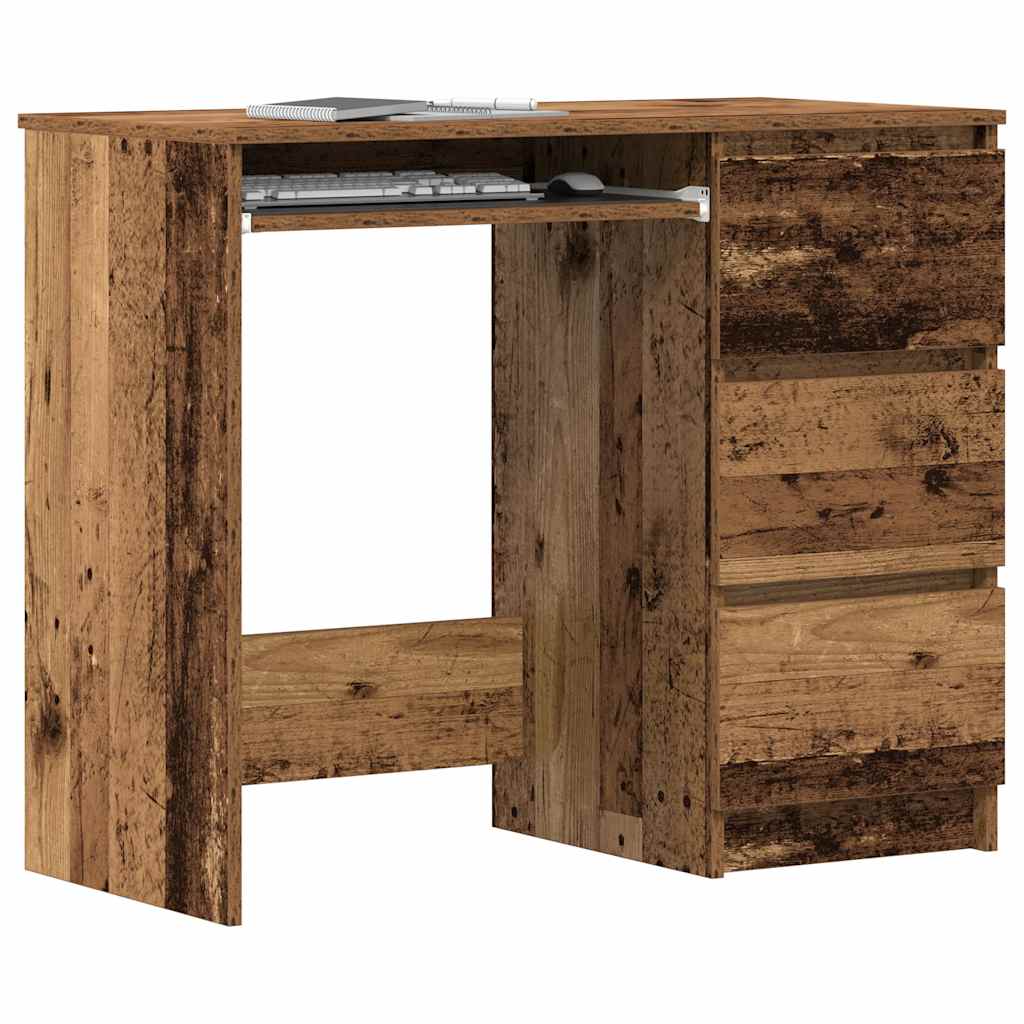 vidaXL Biurko Stare drewno 90x45x76 cm Drewno klejone