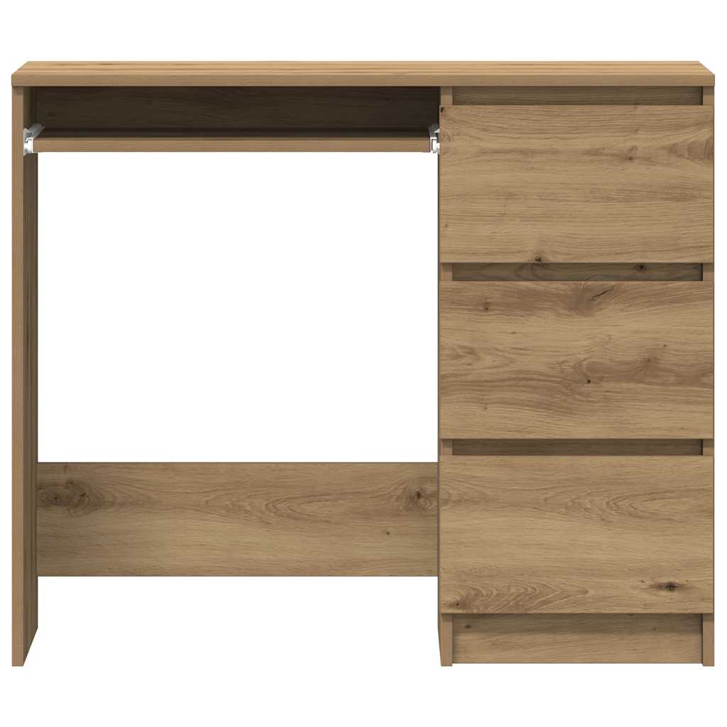 vidaXL Biurko Artisan Dąb 90x45x76 cm Drewno klejone