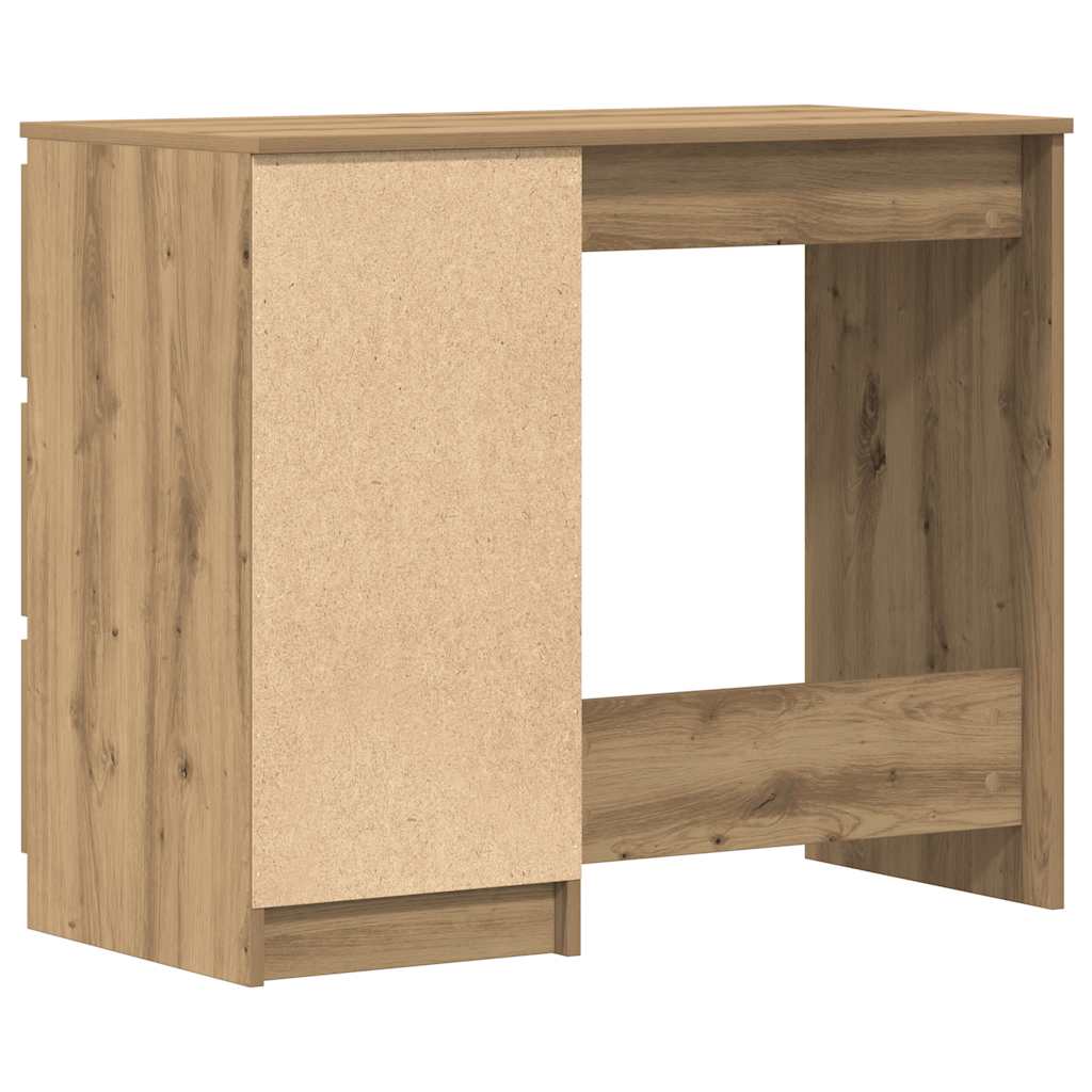 vidaXL Biurko Artisan Dąb 90x45x76 cm Drewno klejone