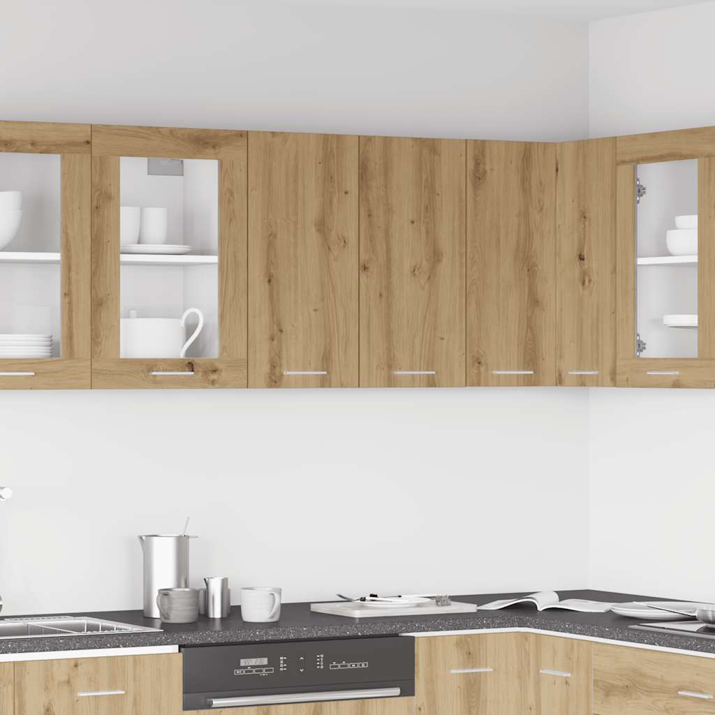 vidaXL Szafka ścienna kuchenna "Lyon" Artisan Oak 60x31x60 cm