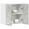 vidaXL Szafka ścienna kuchenna Betonowa szara 60x31x60 cm