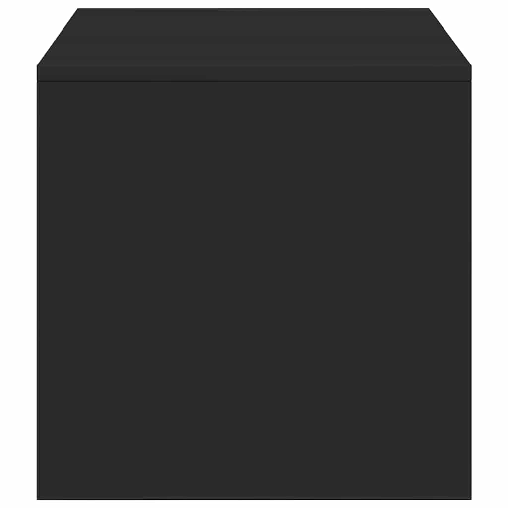 vidaXL Szafka pod TV, czarna, 100 x 40 x 40 cm, płyta wiórowa