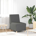 vidaXL Modułowa sofa bez podłokietników Ciemnoszara 55 cm Tkanina