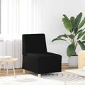 vidaXL Modułowa sofa bez podłokietników, czarna, 55 cm, materiał
