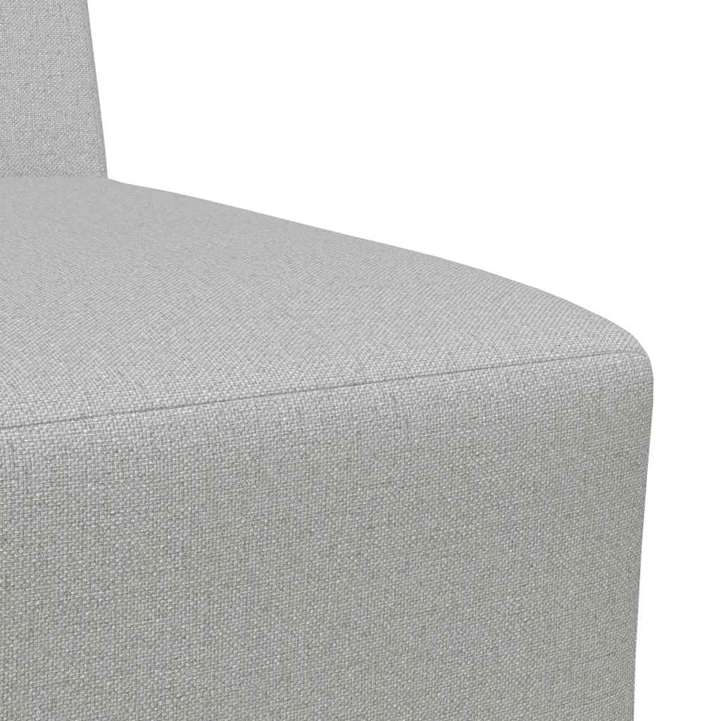 vidaXL Modułowa sofa bez podłokietników Szary chmur tkanina
