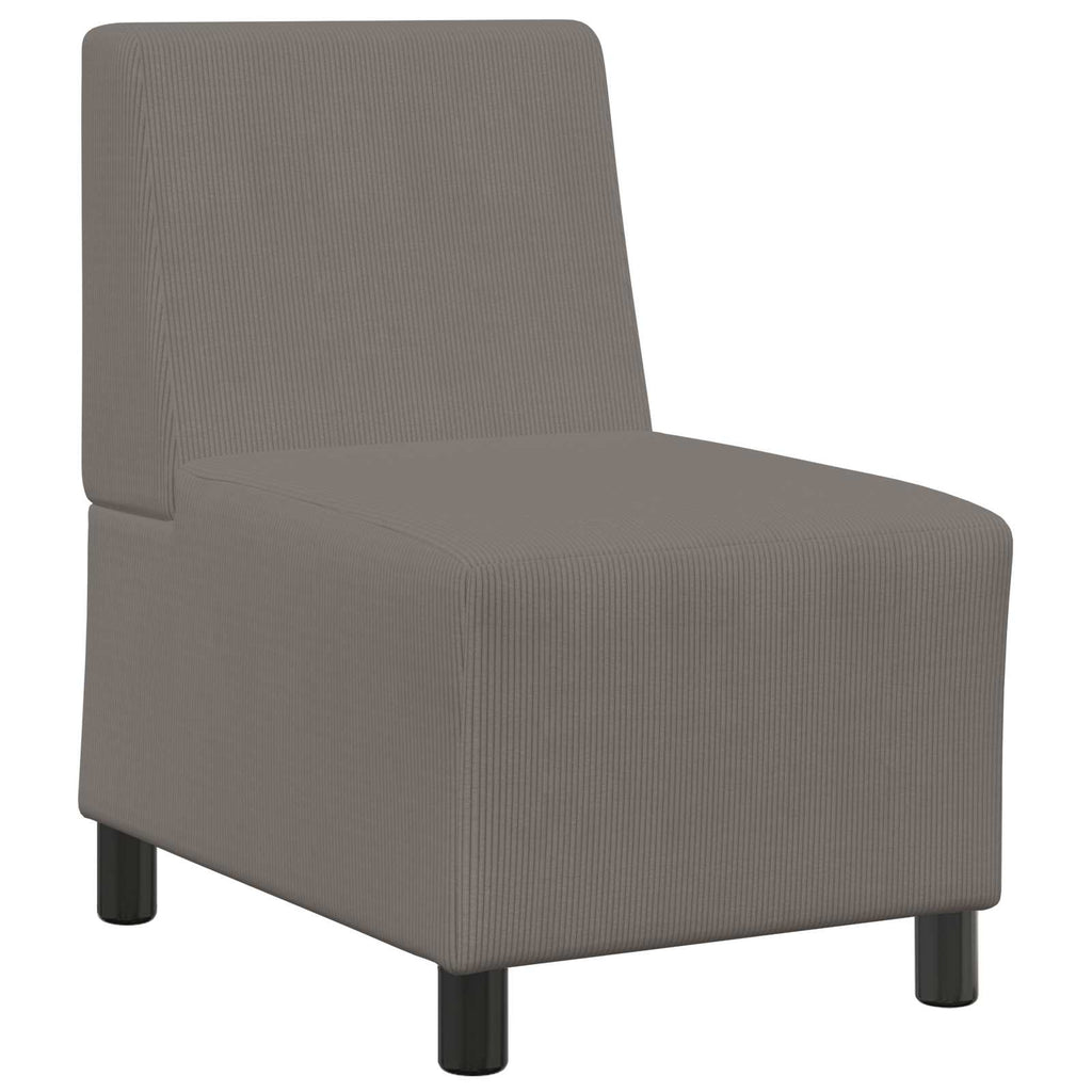 vidaXL Modułowa sofa bez podłokietników Jasnoszary 55 x 74 x 82 cm