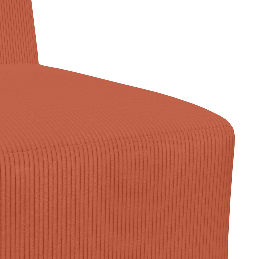 vidaXL Modułowa sofa bez podłokietników Pomarańczowy 55 x 74 x 82 cm