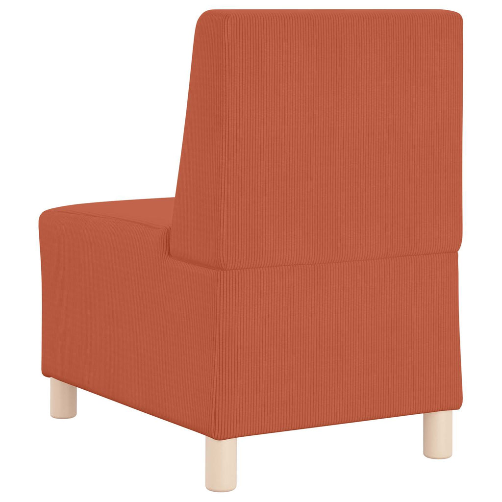 vidaXL Modułowa sofa bez podłokietników Pomarańczowy 55 x 74 x 82 cm