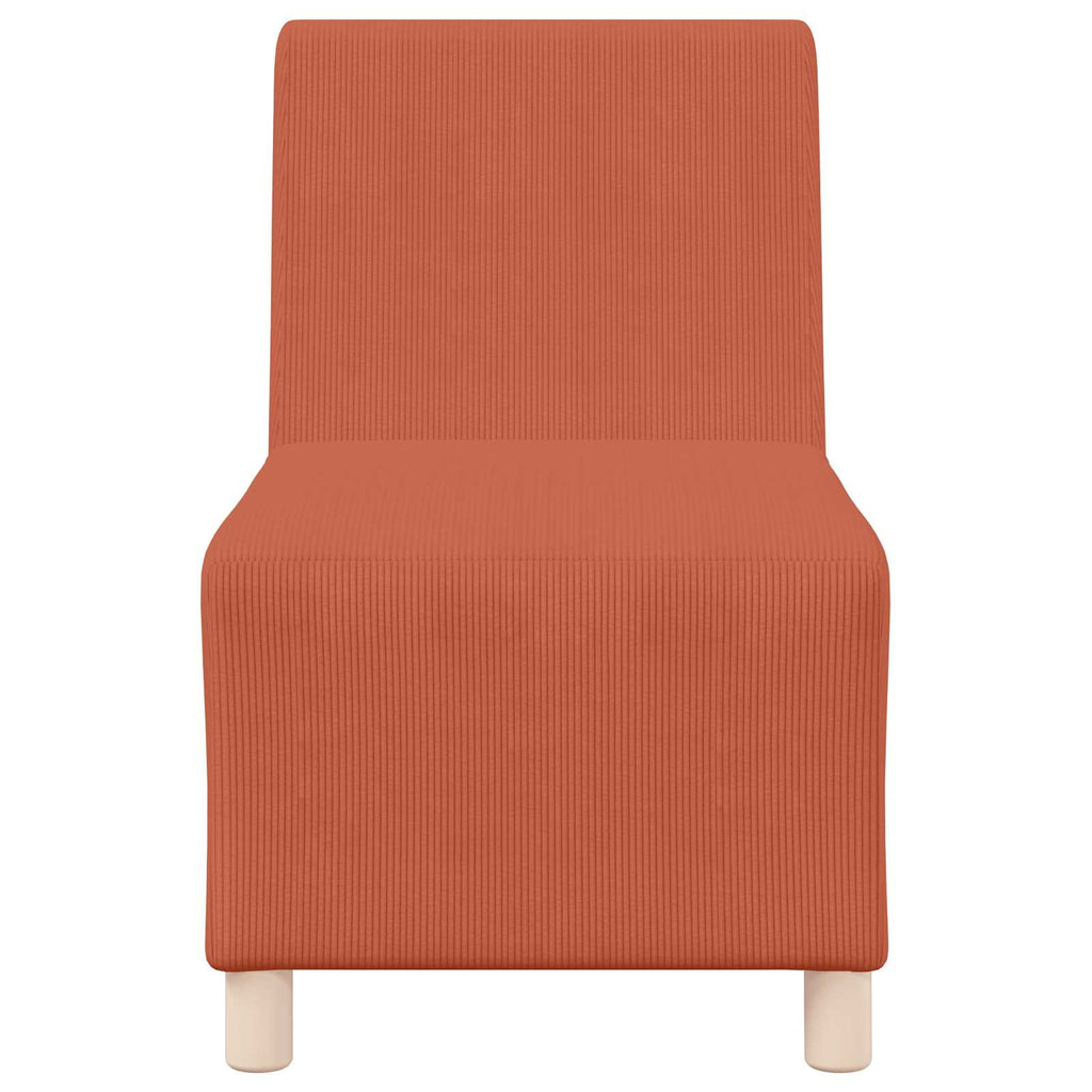 vidaXL Modułowa sofa bez podłokietników Pomarańczowy 55 x 74 x 82 cm