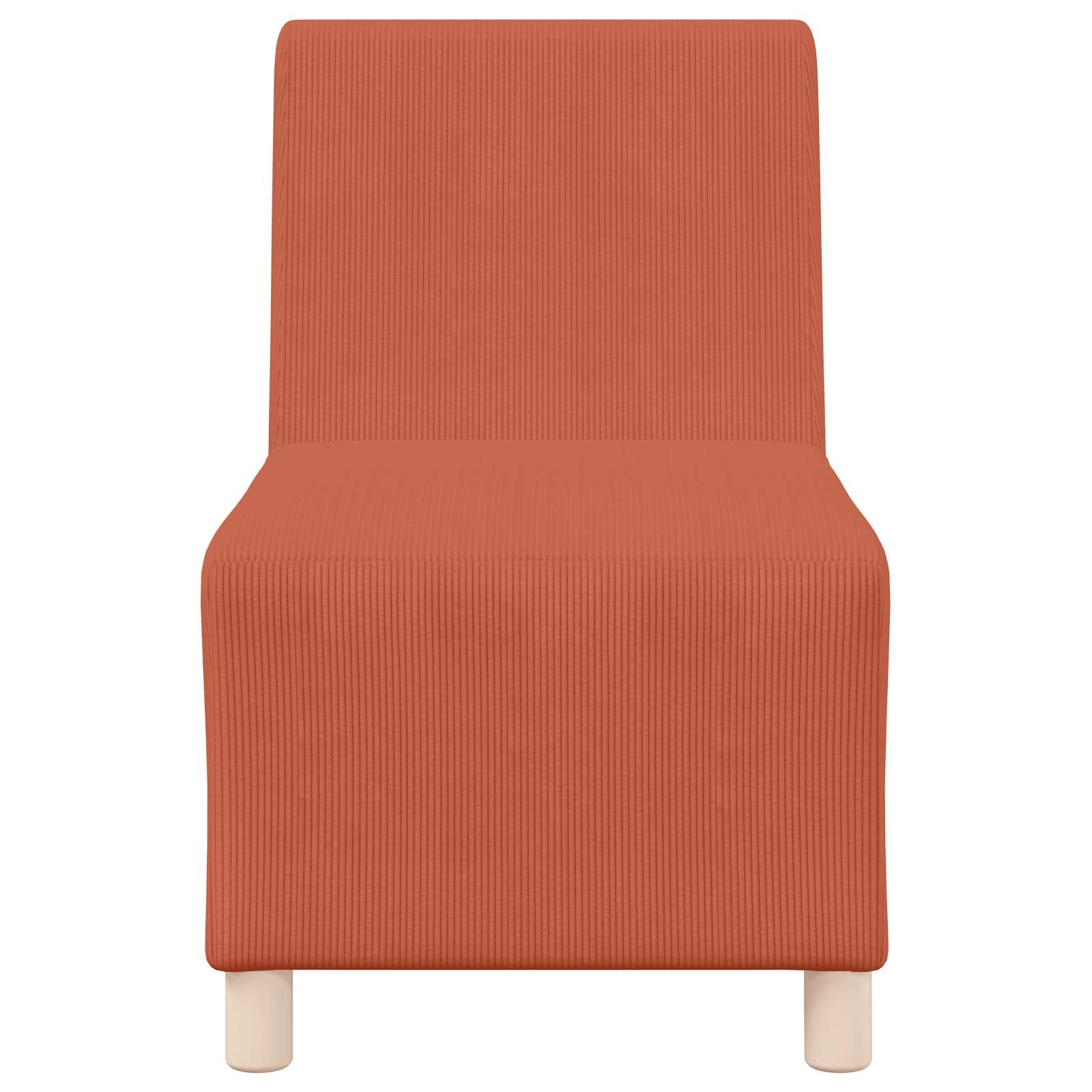 vidaXL Modułowa sofa bez podłokietników Pomarańczowy 55 x 74 x 82 cm