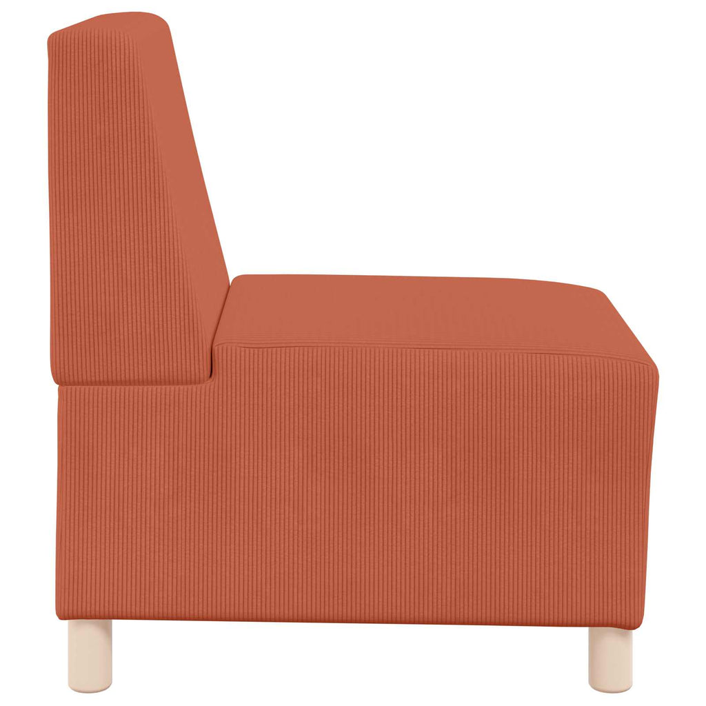 vidaXL Modułowa sofa bez podłokietników Pomarańczowy 55 x 74 x 82 cm