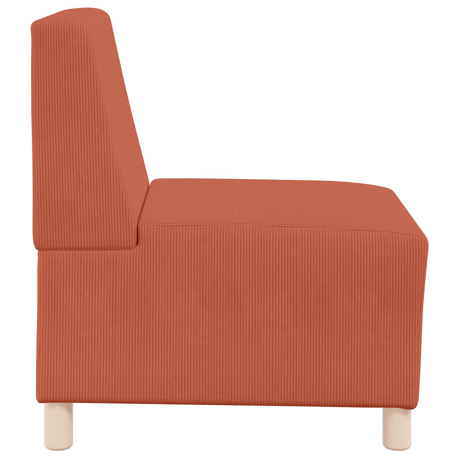 vidaXL Modułowa sofa bez podłokietników Pomarańczowy 55 x 74 x 82 cm
