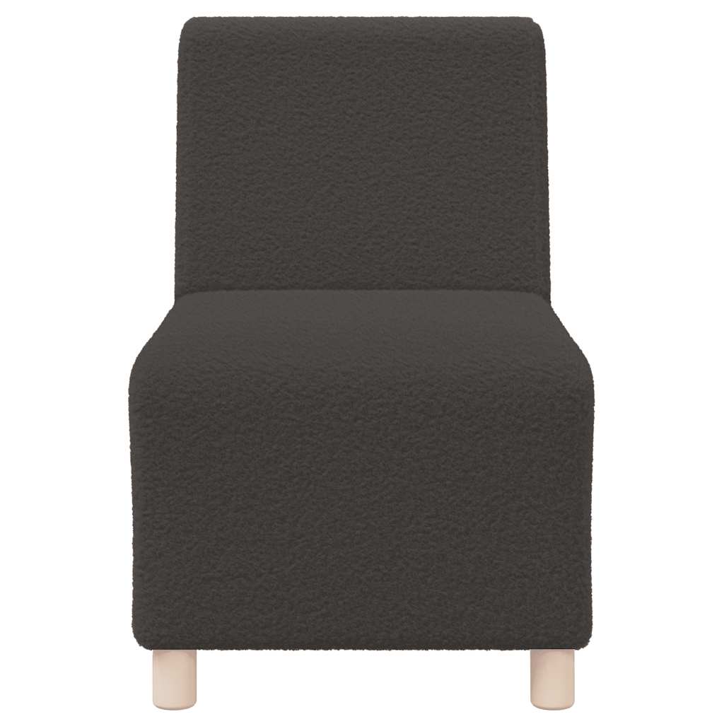 vidaXL Modułowa sofa bez podłokietników Ciemnoszary
