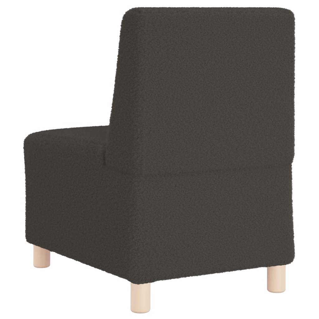 vidaXL Modułowa sofa bez podłokietników Ciemnoszary