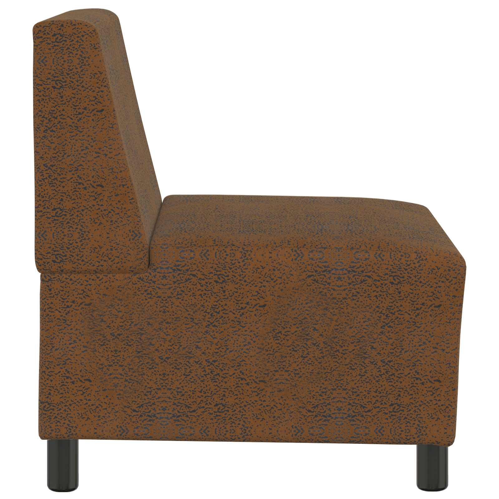 vidaXL Modułowa sofa bez podłokietników Brązowy 55 x 74 x 82 cm