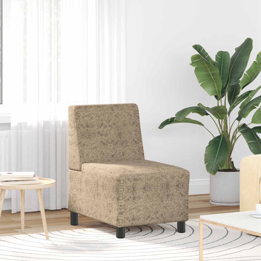 vidaXL Modułowa sofa bez podłokietników Jasnoszary 55 x 74 x 82 cm