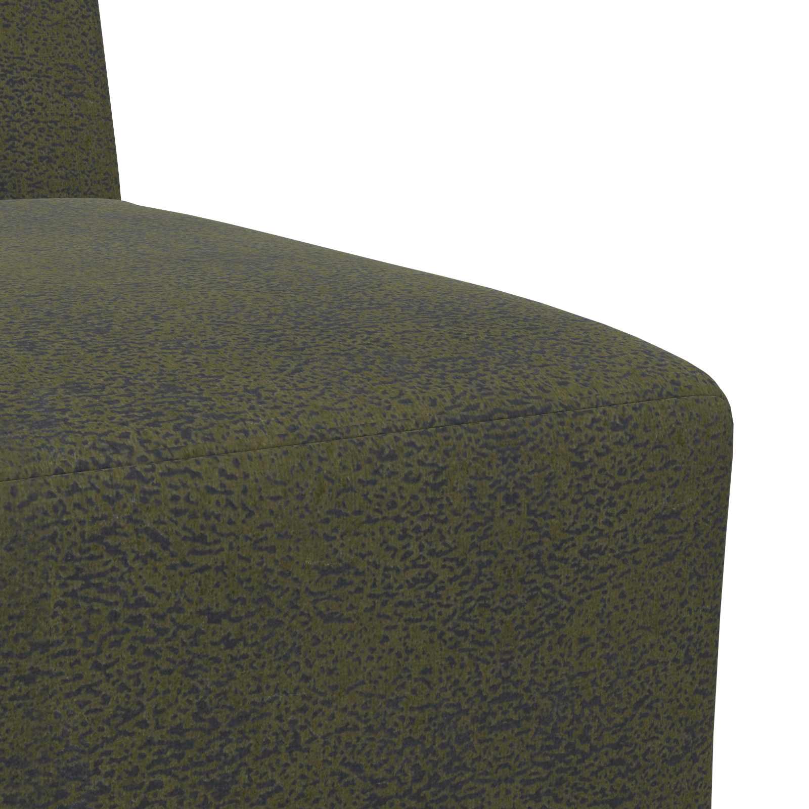 vidaXL Modułowa sofa bez podłokietników Zielony wojskowy