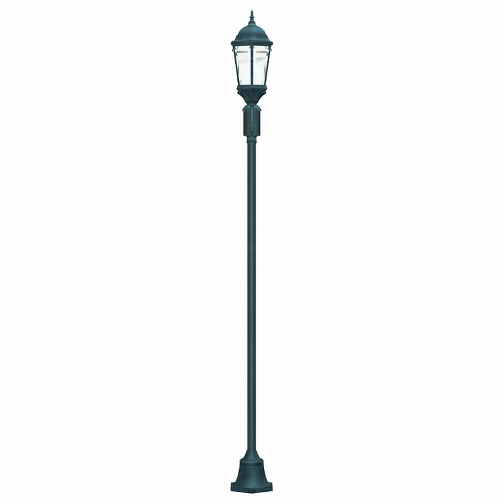 vidaXL Lampa ogrodowa Vintage szczotkowana zieleń 68 x 20 x 235 cm