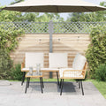 vidaXL Zestaw Sof na Ogród z poduszką 2 pcs Naturalny polirattan