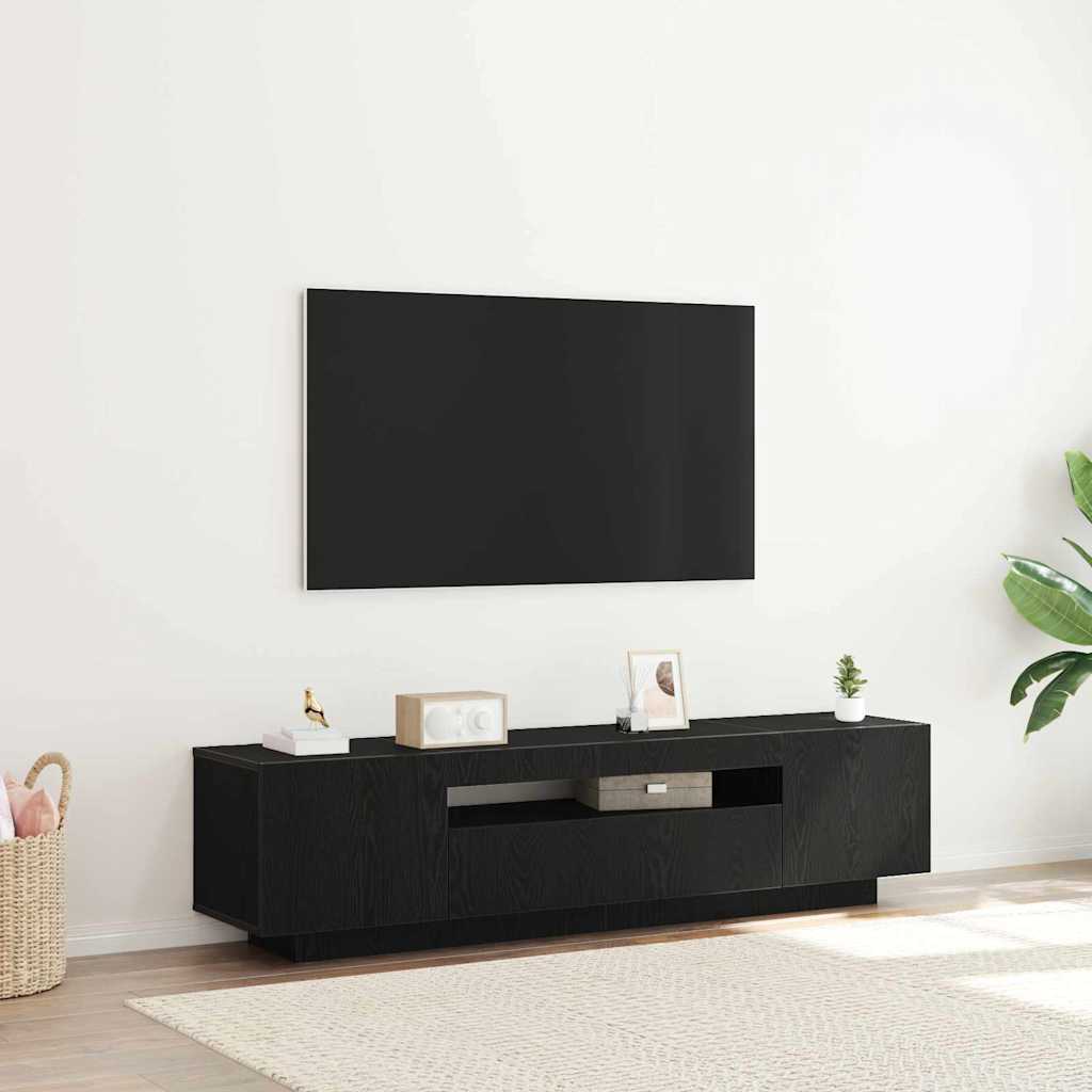 vidaXL Szafka pod telewizor Czarny 160 x 35 x 40 cm