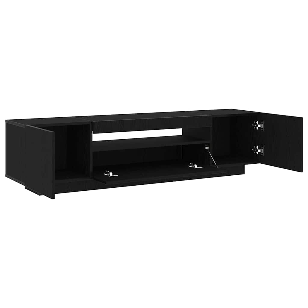 vidaXL Szafka pod telewizor Czarny 160 x 35 x 40 cm
