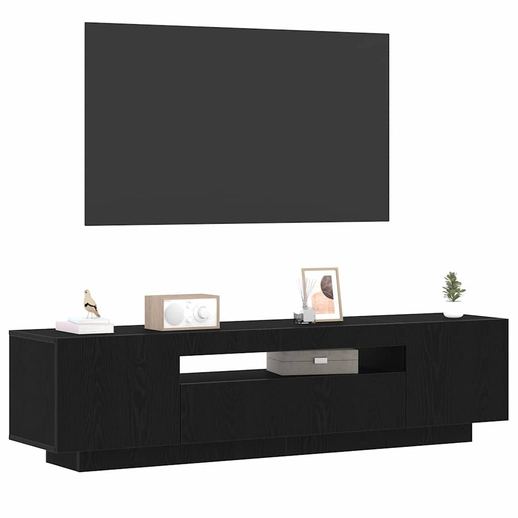 vidaXL Szafka pod telewizor Czarny 160 x 35 x 40 cm