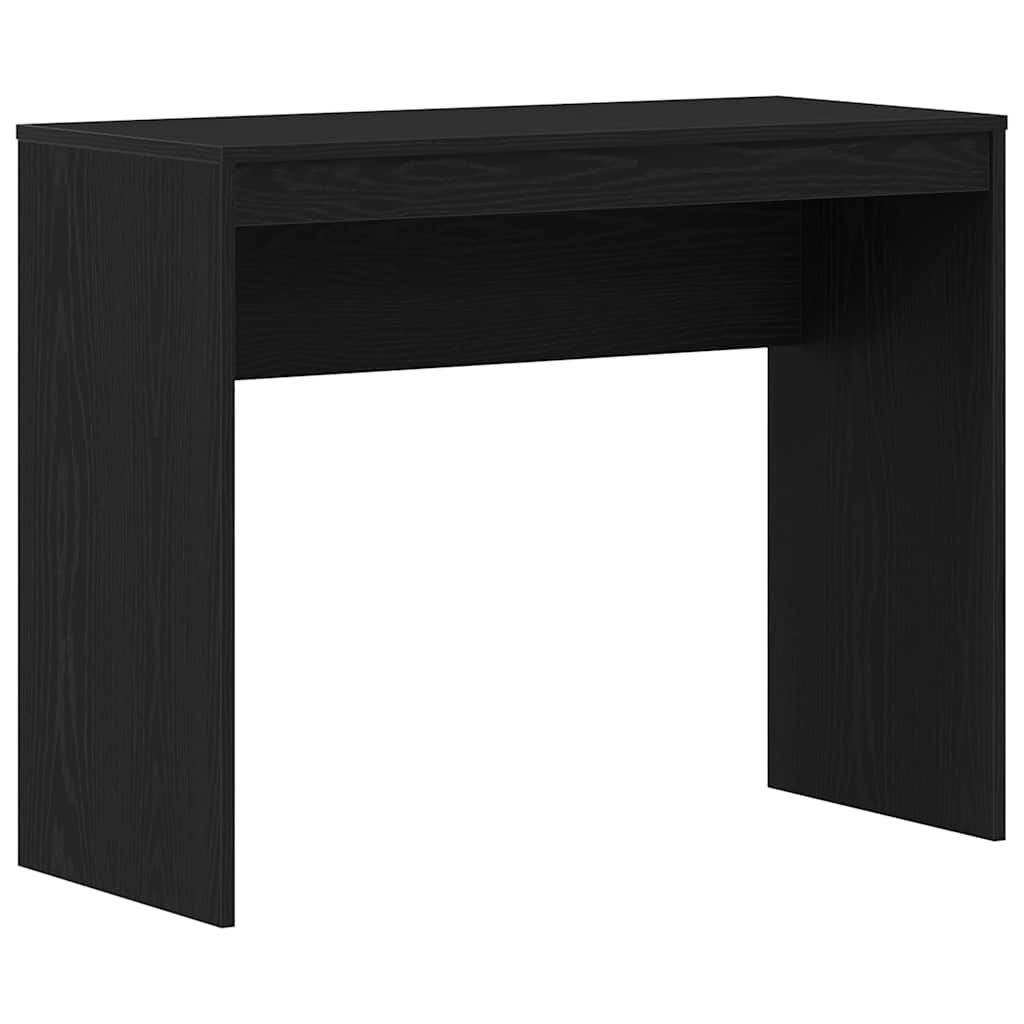vidaXL Biurko Czarny Dąb 90x40x72 cm Drewno konstrukcyjne