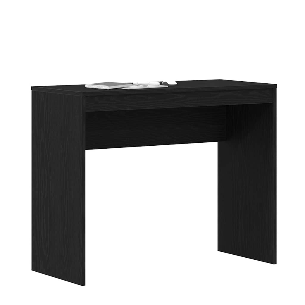 vidaXL Biurko Czarny Dąb 90x40x72 cm Drewno konstrukcyjne