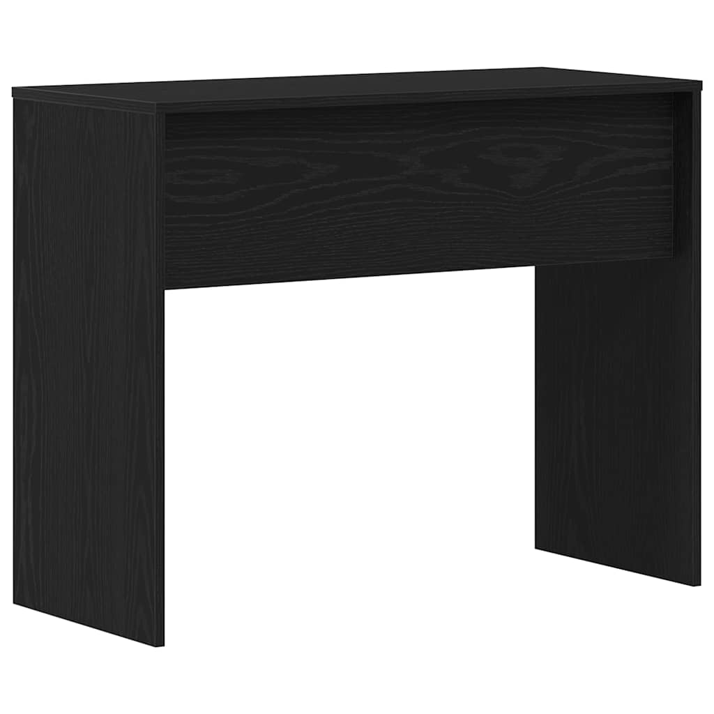 vidaXL Biurko Czarny Dąb 90x40x72 cm Drewno konstrukcyjne