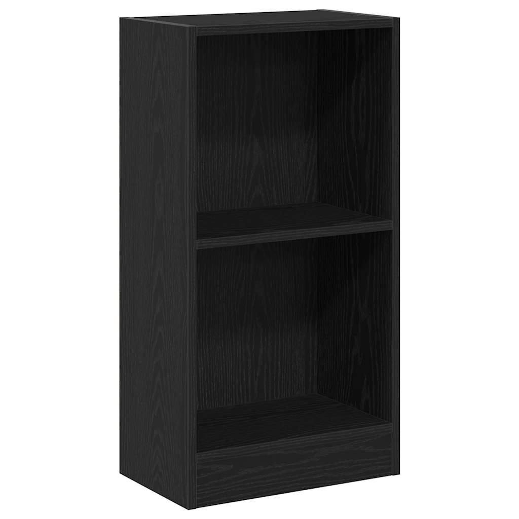 vidaXL Regał, czarny dąb, 40x24x76 cm, materiał drewnopochodny