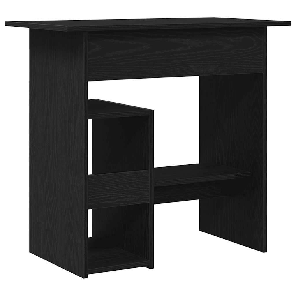 vidaXL Biurko, czarny dąb, 80x45x74 cm, materiał drewnopochodny
