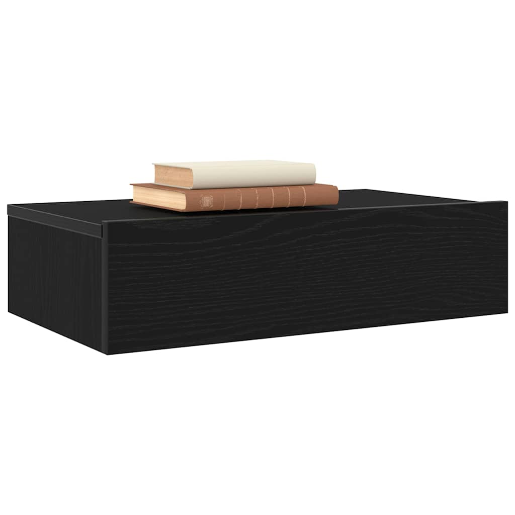 vidaXL Szafki RTV z oświetleniem LED 2 szt. Dąb czarny 60x35x15,5 cm