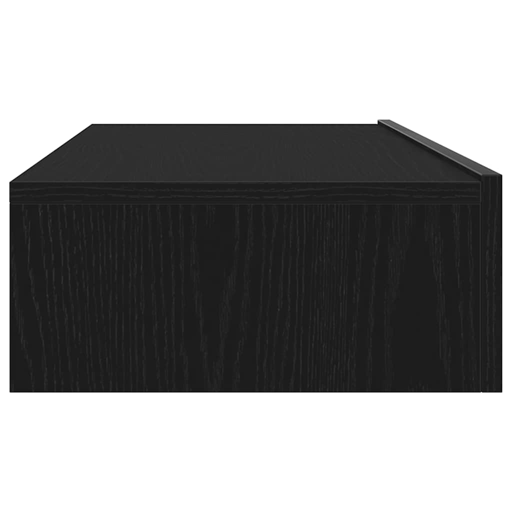 vidaXL Szafki RTV z oświetleniem LED 2 szt. Dąb czarny 60x35x15,5 cm