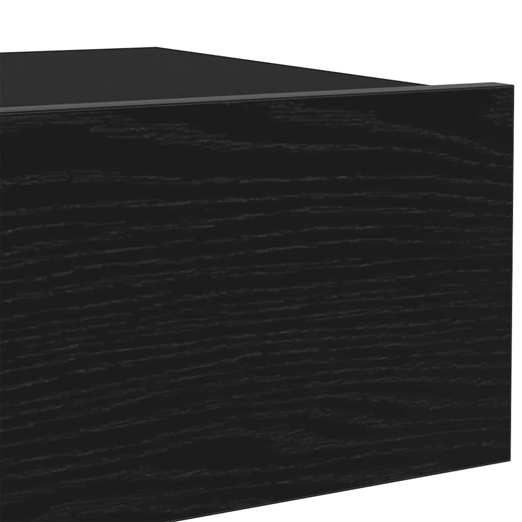 vidaXL Szafki RTV z oświetleniem LED 2 szt. Dąb czarny 60x35x15,5 cm