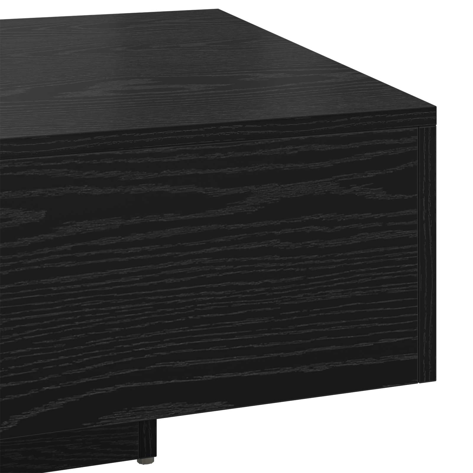 vidaXL Stolik kawowy Czarny Dąb 85 x 55 x 31 cm