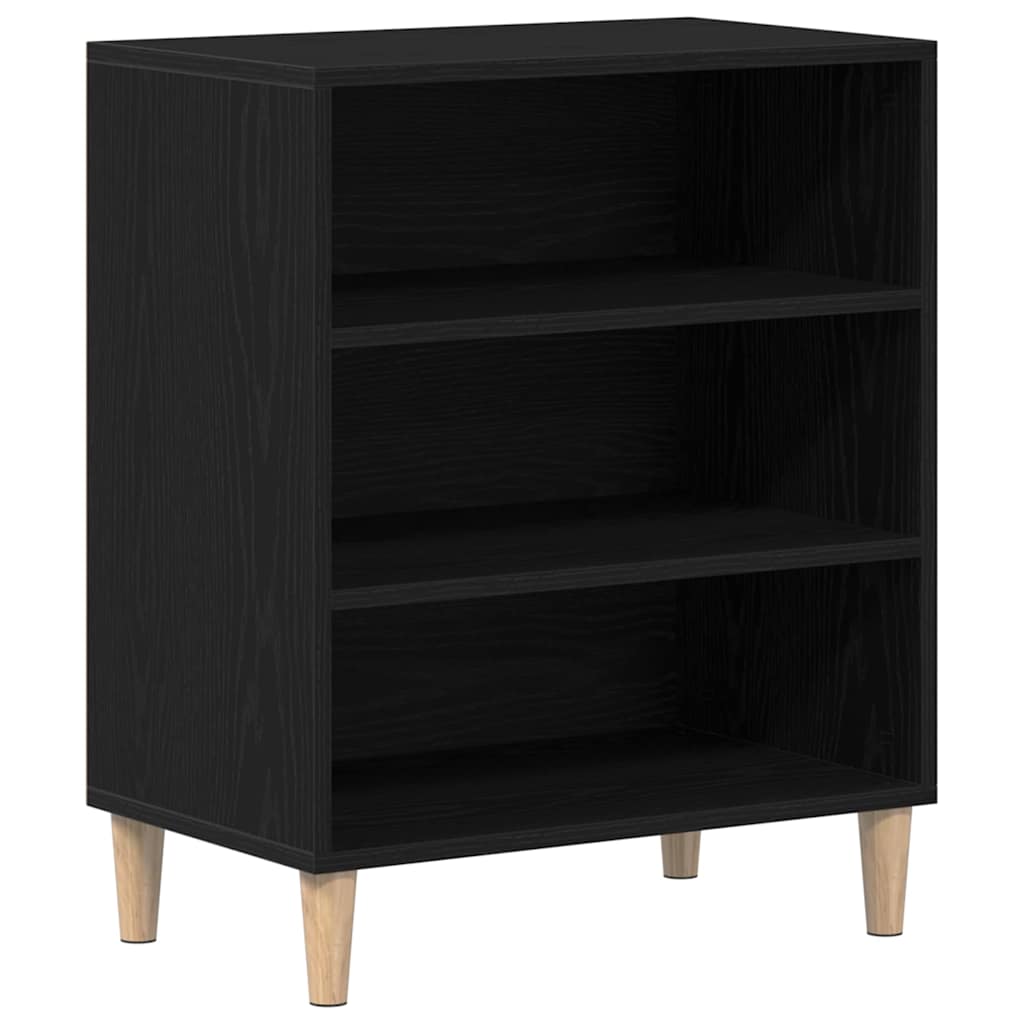 vidaXL Bufet Czarny Dąb 57 x 35 x 70 cm Materiał drewnopochodny