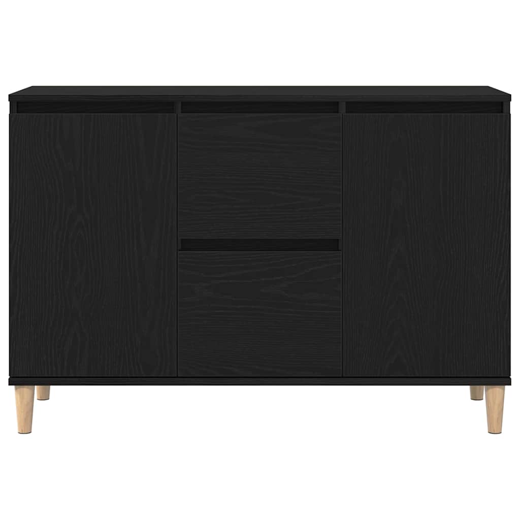 vidaXL Bufet Czarny 102 x 35 x 60 cm Materiał drewnopochodny