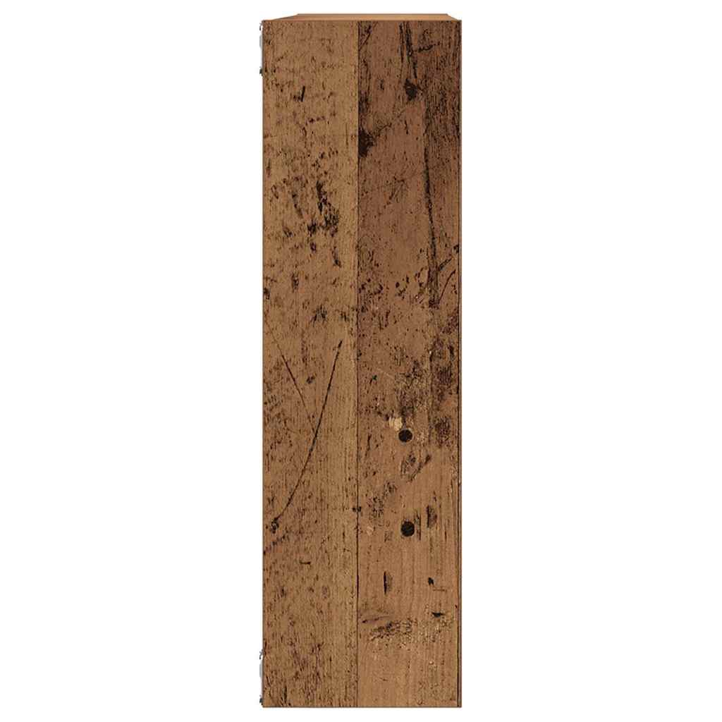 vidaXL Półka ścienna, stare drewno 75x16x55cm, materiał drewnopochodny