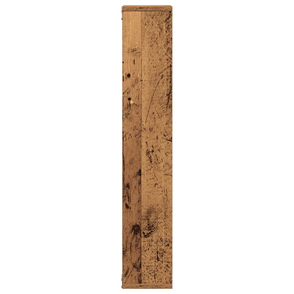 vidaXL Półka ścienna Stare drewno 36x16x90 cm Drewno klejone