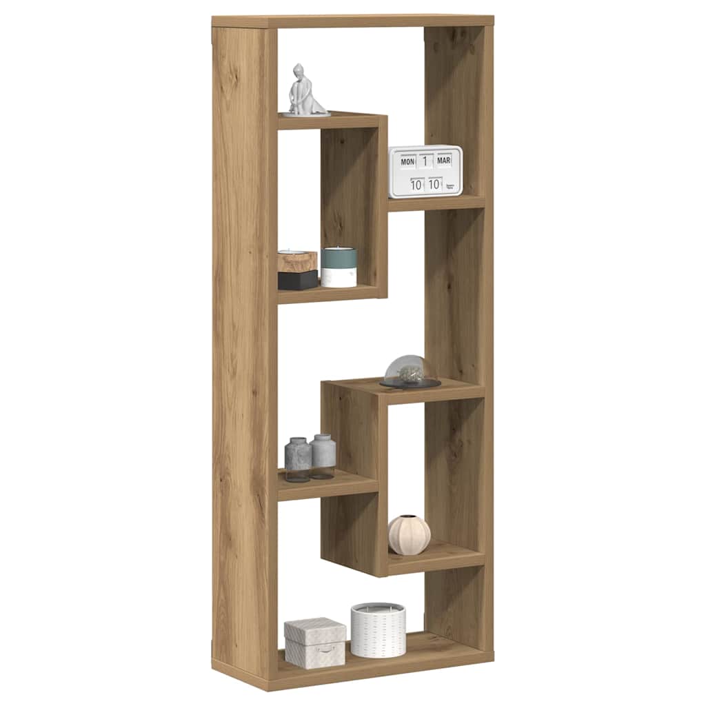 vidaXL Półka ścienna Artisan Oak 36x16x90 cm Drewno klejone