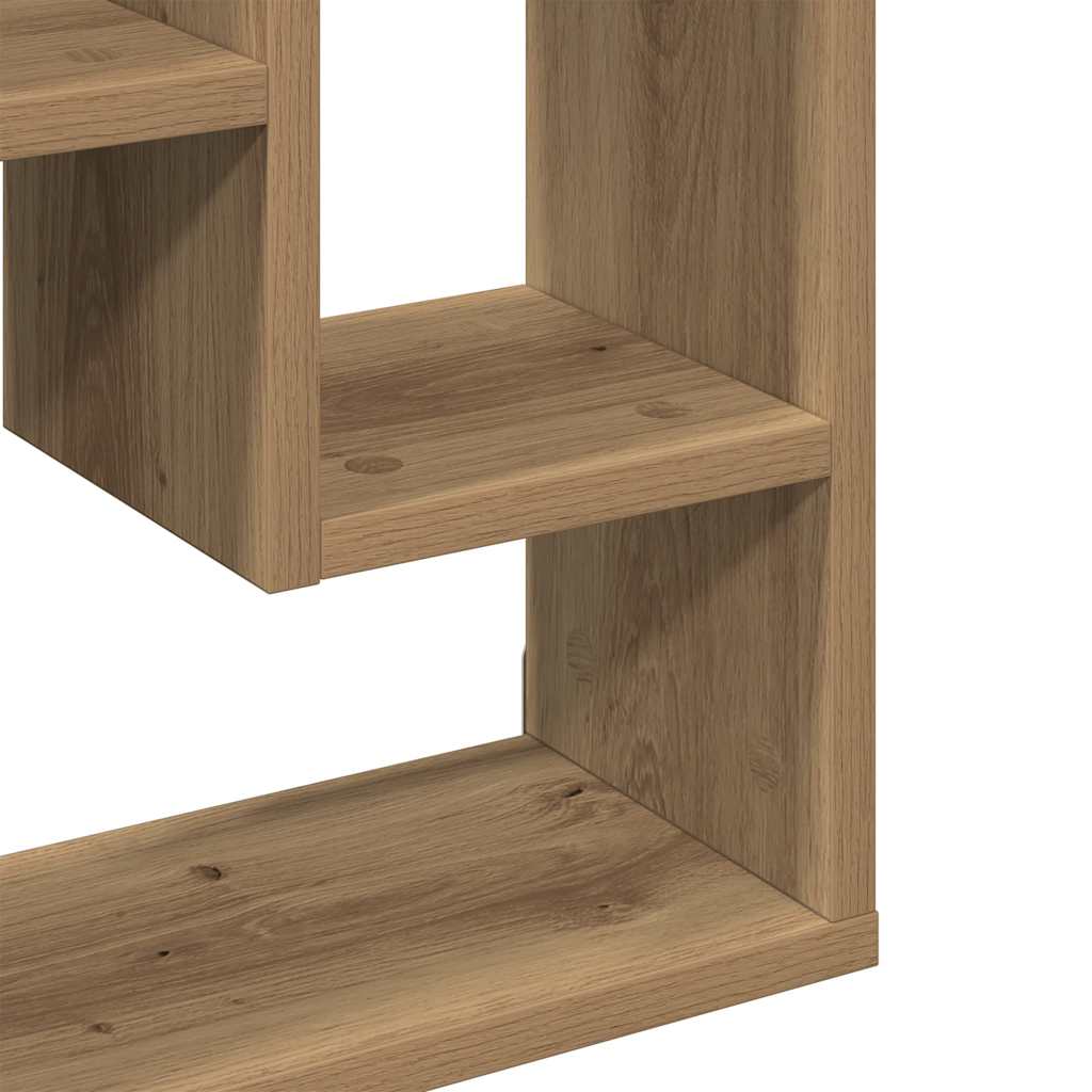 vidaXL Półka ścienna Artisan Oak 36x16x90 cm Drewno klejone