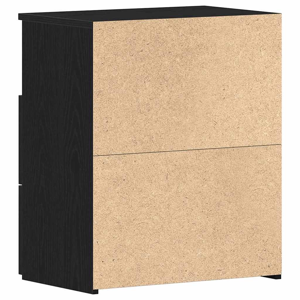 vidaXL Szafka Nocna Czarny Dąb 50 x 32 x 60cm Materiał drewnopochodny
