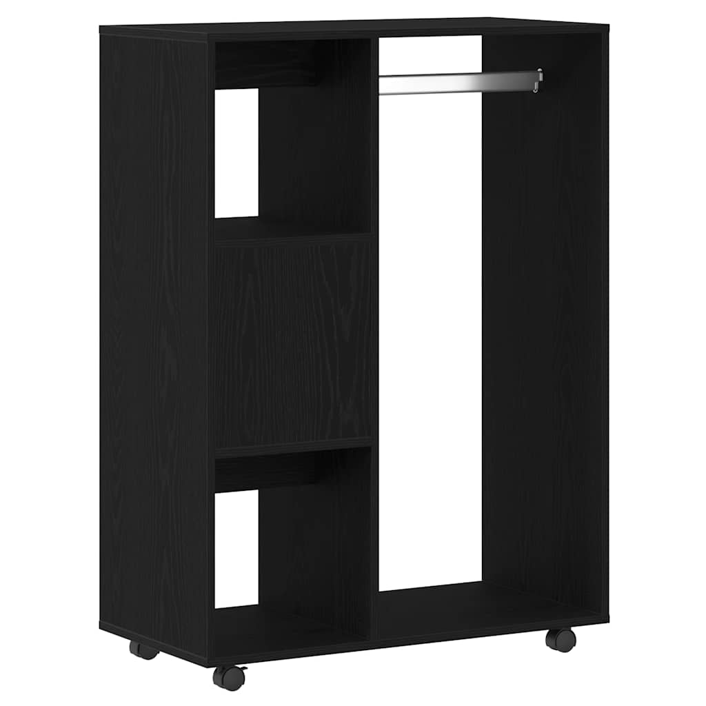 vidaXL Szafa Czarny Dąb 80x40x110 cm Drewno klejone