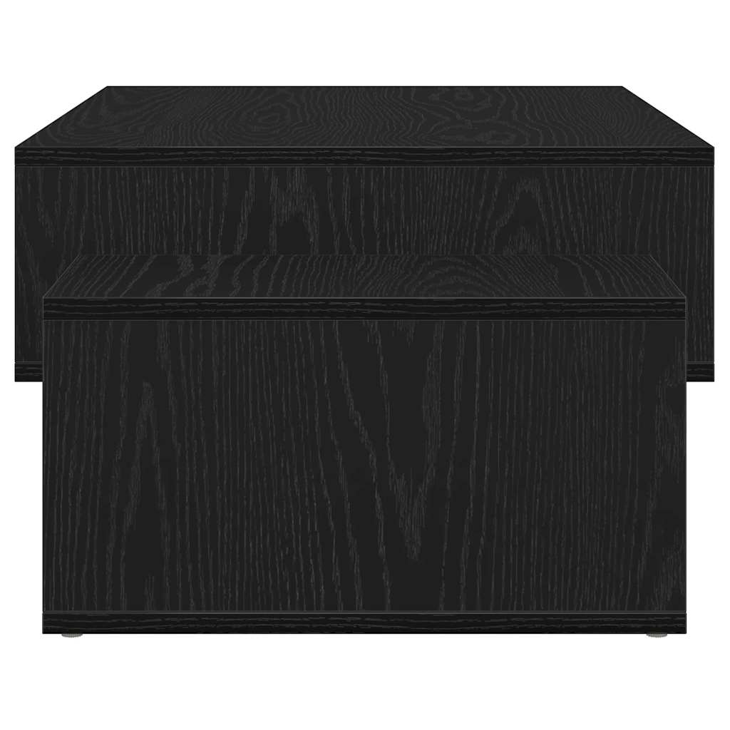 vidaXL Stolik kawowy, czarny dąb, 105x55x32 cm materiał drewnopochodny