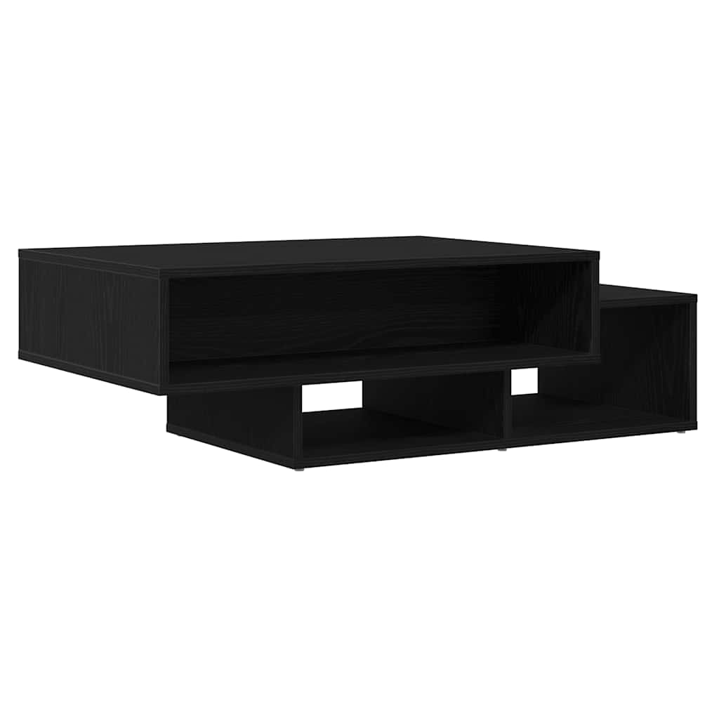vidaXL Stolik kawowy, czarny dąb, 105x55x32 cm materiał drewnopochodny