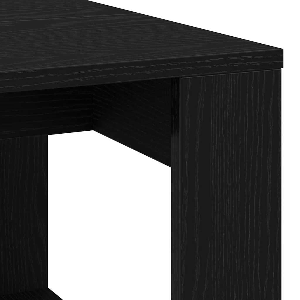 vidaXL Stolik kawowy Czarny Dąb 102 x 50 x 35 cm