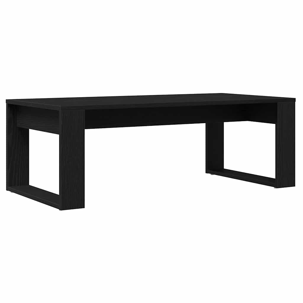 vidaXL Stolik kawowy Czarny Dąb 102 x 50 x 35 cm