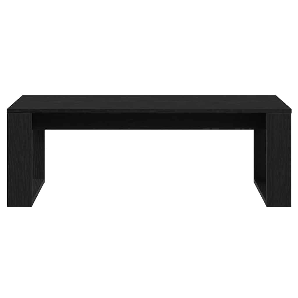 vidaXL Stolik kawowy Czarny Dąb 102 x 50 x 35 cm