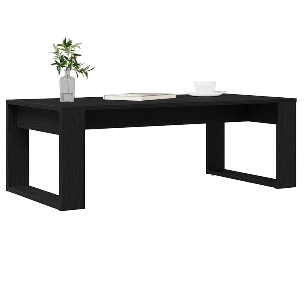 vidaXL Stolik kawowy Czarny Dąb 102 x 50 x 35 cm
