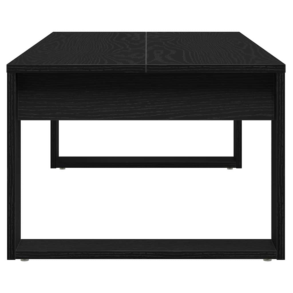 vidaXL Stolik kawowy Czarny Dąb 102 x 50 x 35 cm